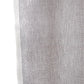 Door Semi Transparent Sheer Polyester with Silver Floral Embroidery White - 54" x 84"
