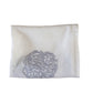 Door Semi Transparent Sheer Polyester with Silver Floral Embroidery White - 54" x 84"