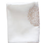 Door Semi Transparent Sheer Polyester with Golden Floral Embroidery Beige - 54" x 84"