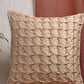 Technique Cushion Cover 100% Polyester Box Pleated Silver - 16" X 16"