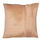 Technique Cushion Cover 100% Polyester One-Side Pleated Beige - 16" X 16"