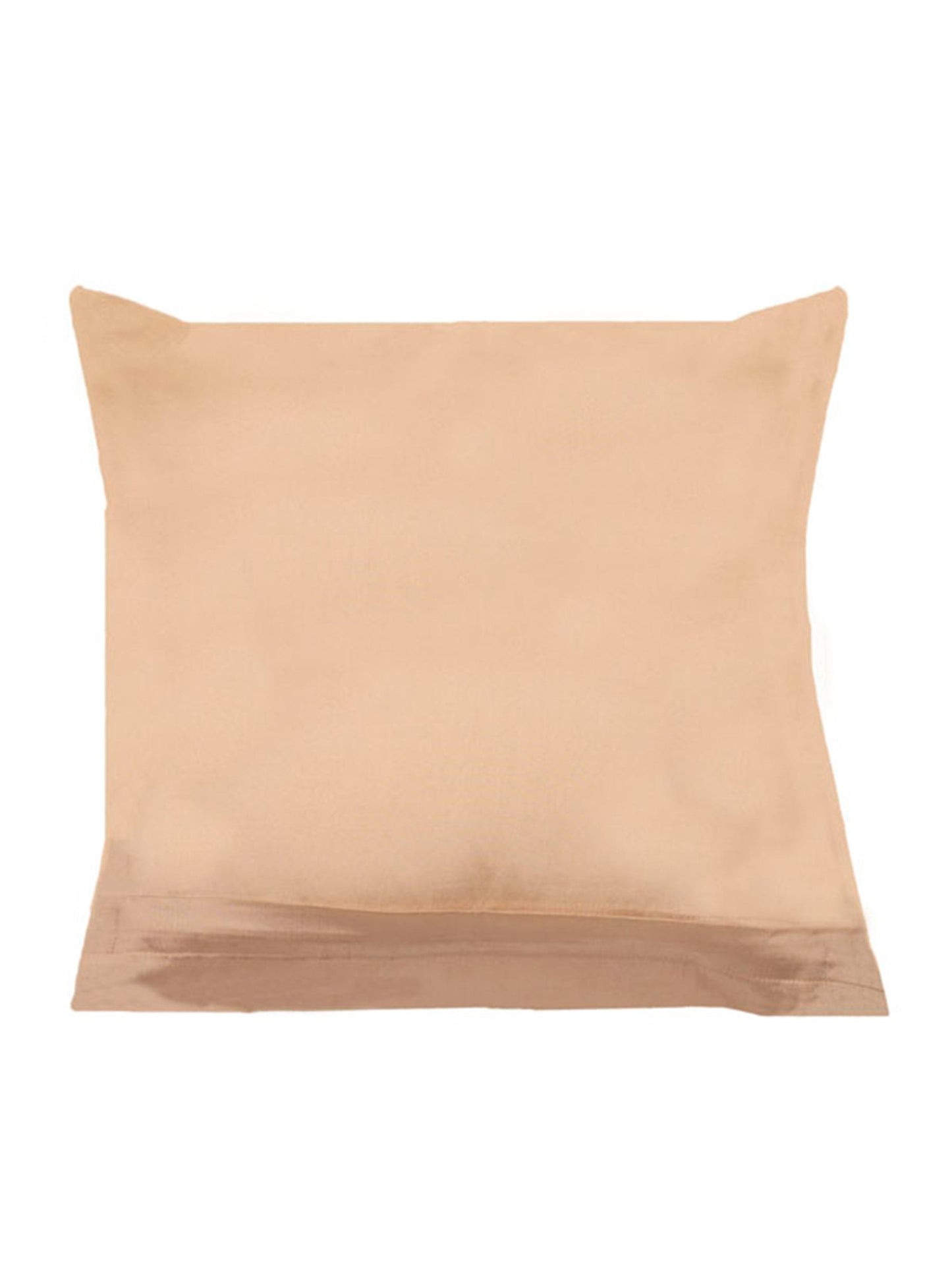 Technique Cushion Cover 100% Polyester One-Side Pleated Beige - 16" X 16"