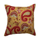 Yellow Printed Cushion Cover 16"X16"