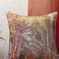 Cushion Cover Set of 3 Polyester Blend One-Side Pleated And Printed - 16" x 16"