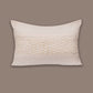 Technique Cushion Cover 100% Cotton White - 12" X 18"