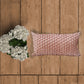 Cushion Cover Solid 100% Polyester Pintucks Rose Pink - 12" X 22"