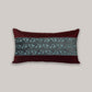 Embroidered Cushion Cover 100% Cotton  Blue - 12" X 22"