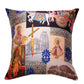 Cushion Cover Mughal Printed Multi - 16"X16"
