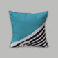 Cushion Cover 100% Polyester Printed Green white - 16" X 16"