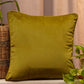 Cushion Cover Velvet  Rust - 16" X 16"