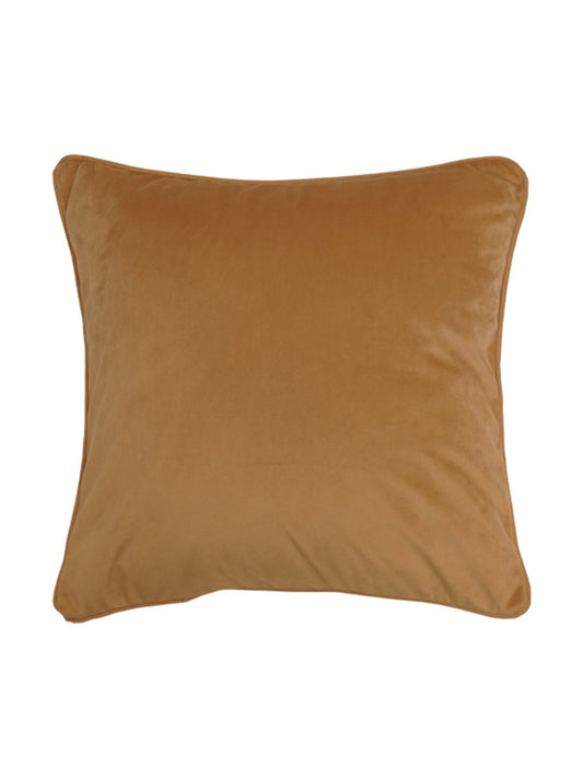Cushion Cover Velvet  Cream - 16" X 16"