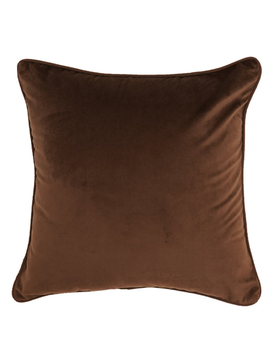 Cushion Cover Velvet  Dark Grey - 16" X 16"