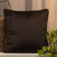 Cushion Cover Velvet  Brown - 16" X 16"