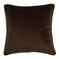 Cushion Cover Velvet  Brown - 16" X 16"