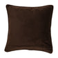 Cushion Cover Velvet  Brown - 16" X 16"