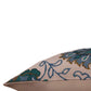 Cushion Cover Polyster Floral Turquoise Blue - 12" X 22"