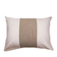 Technique Cushion Cover Cotton Blend Pintuck White Beige - 14" X 19"