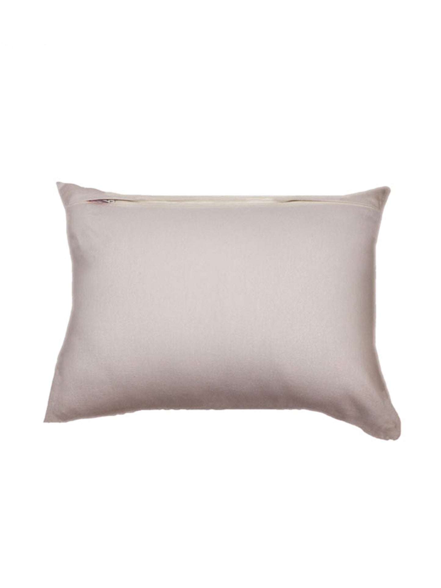 Technique Cushion Cover Cotton Blend Pintuck White Beige - 14" X 19"