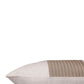 Technique Cushion Cover Cotton Blend Pintuck White Beige - 14" X 19"