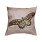 Printed Cushion Cover Poly Canvas Butterfly Multi - 16" X 16"