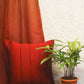 Technique Cushion Cover 100% Polyester Pleated Red - 12" X 12"