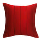 Technique Cushion Cover 100% Polyester Pleated Red - 12" X 12"