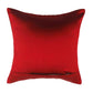 Technique Cushion Cover 100% Polyester Pleated Red - 12" X 12"