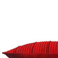 Technique Cushion Cover 100% Polyester Pleated Red - 12" X 12"