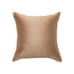 Embroidered Cushion Cover 100% Polyester  Gold Solid Plain  - 12" X 12"