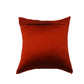 Hand embroidered 100% Polyester Cushion cover Orange- 12"x12"