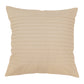 Technique Cushion Cover Cotton Blend Stripes Off white - 16" X 16"