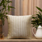Co-ordinated Cushion Cover Set of 5 Polyester Off-White and Pink  - 20" X 20", 16" X 16", 12" X 22"