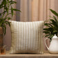 Cushion Cover Polyster Striped Off White - 16" X 16"