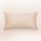 Polyester Stiped Off-White Cushion Cover, 12"X 22"