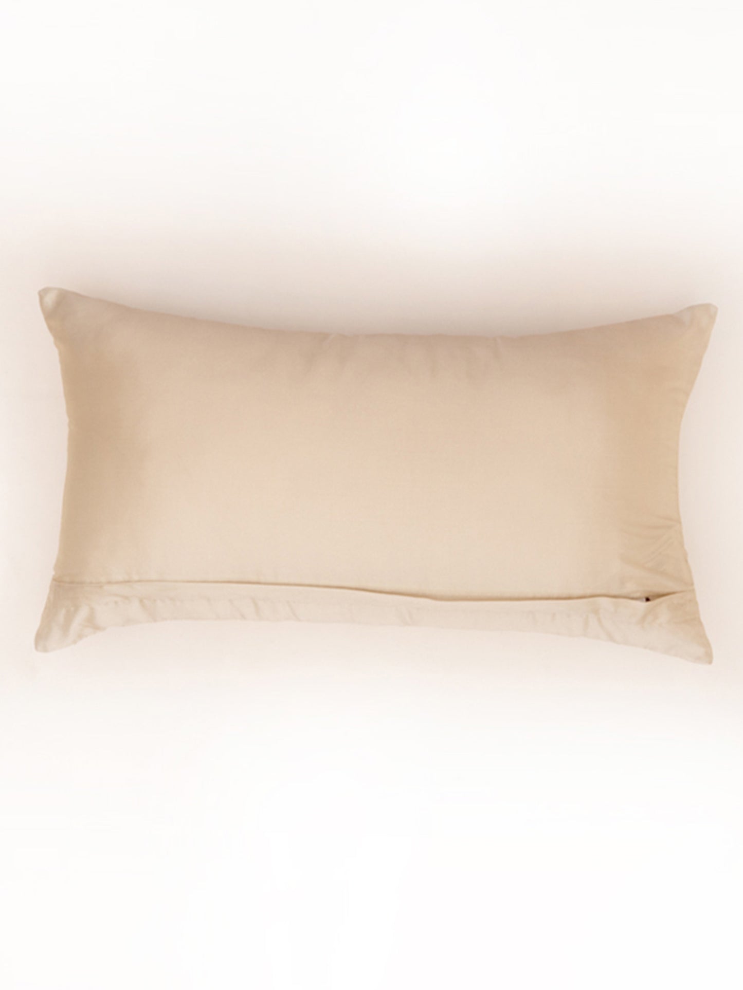 Polyester Stiped Off-White Cushion Cover, 12"X 22"