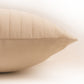 Polyester Stiped Off-White Cushion Cover, 12"X 22"