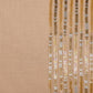 Embroidered Cushion Cover Cotton Sequins  Beige - 12" X 22"