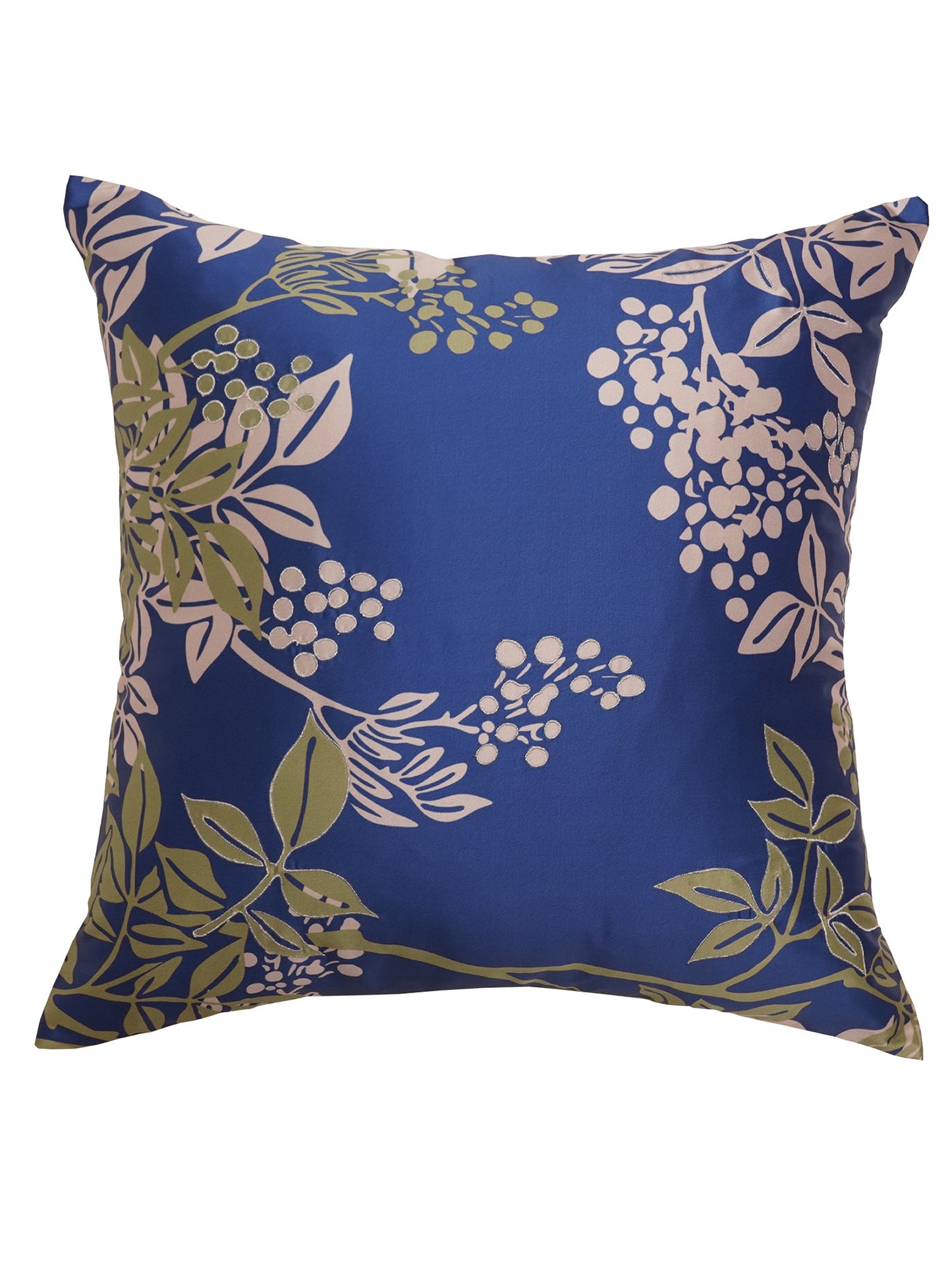 Cushion Cover Polyester Printed Blue Green - 20" X 20"