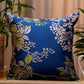 Co-ordinated Cushion Cover Set Of 5 Polyester Multi Embroidered Pleated - 20" X 20", 16" X 16", 12" X 22"