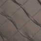 Technique Cushion Cover Polyester Shell Pin Tuck Grey - 16" X 16"