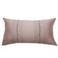 Technique Cushion Cover 100% Polyester Solid Pleated Light Grey - 12" X 22"