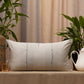 Co-ordinated Cushion Cover Set Of 5 Polyester Multi Embroidered Pleated - 20" X 20", 16" X 16", 12" X 22"