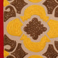 Embroidered Cushion Cover Polyester Patchwork Red - 12" X 22"