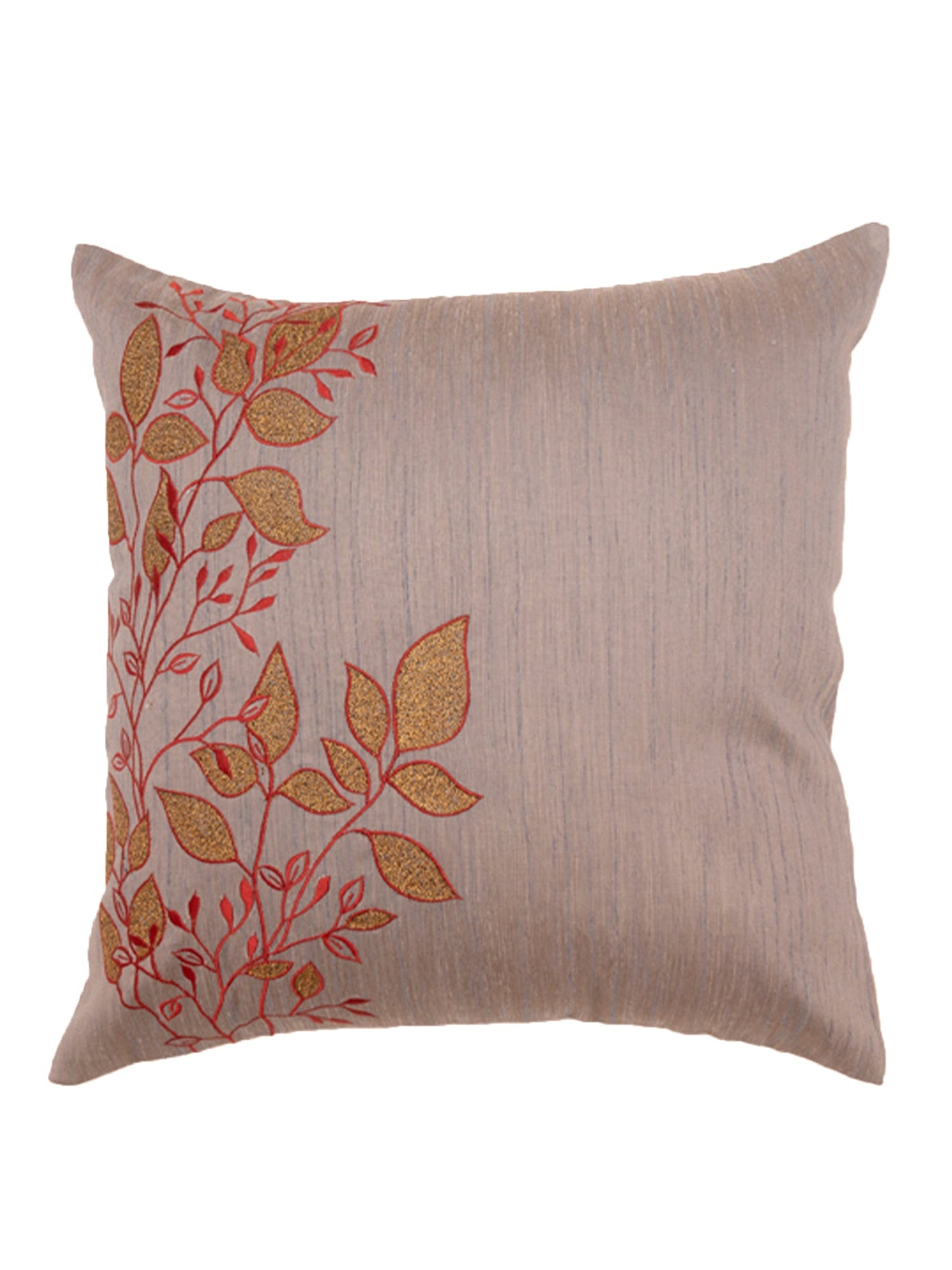 Cushion Cover Polyster Floral Grey - 20" X 20"