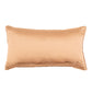 Embroidered Cushion Cover Polyester Brown - 12" X 22"