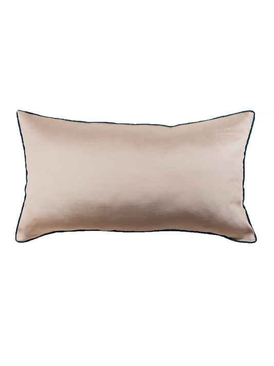 Sliver Polyester Silk Cushion Cover  - 12" X 22"