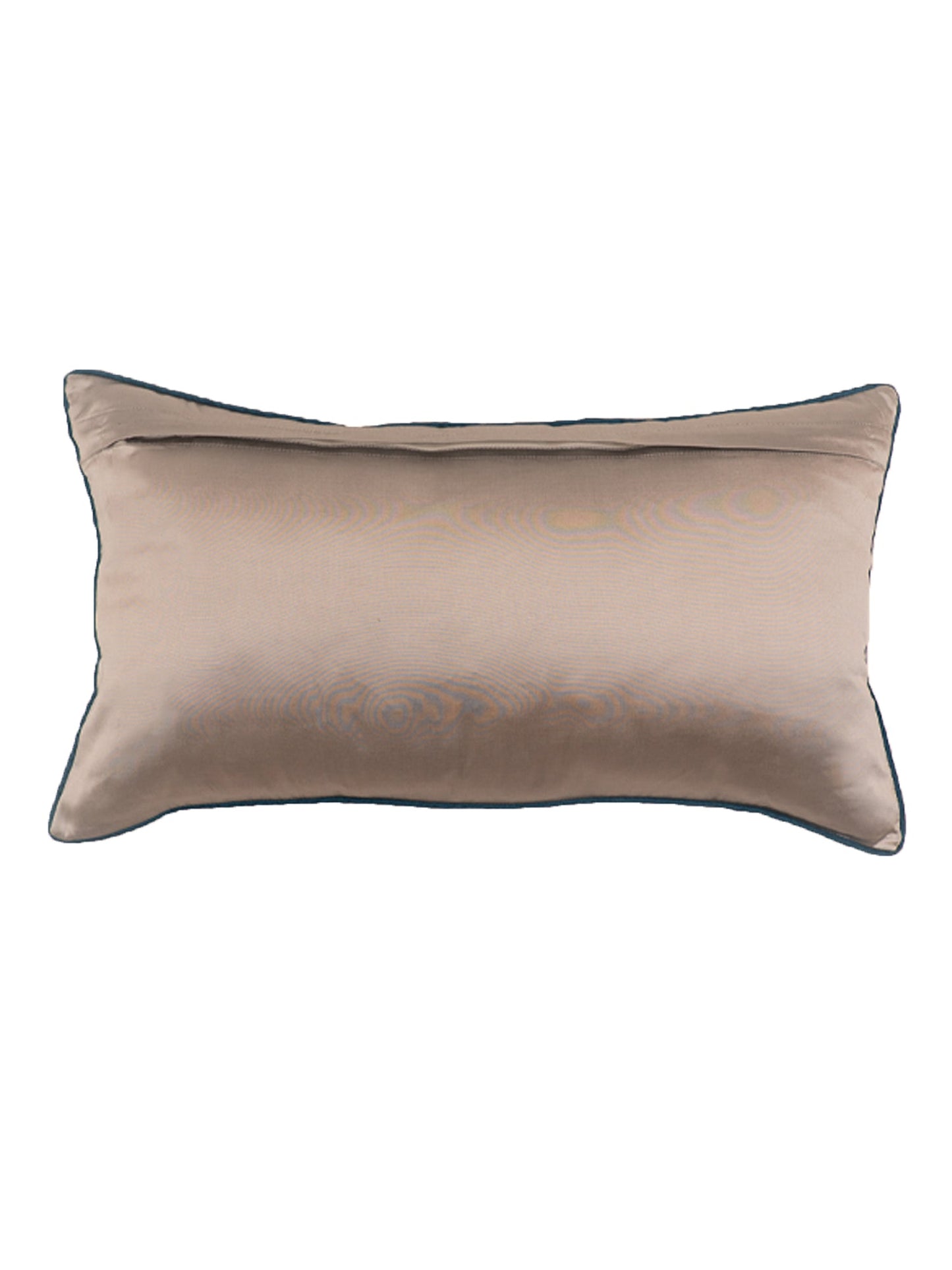Sliver Polyester Silk Cushion Cover  - 12" X 22"