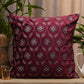 Co-ordinated Embroidered Set of 5 Cushion Cover Velvet  Multi Color- 20" X 20", 16" X 16", 12" X 22"