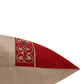 Co-ordinated Embroidered Set of 5 Cushion Cover Velvet  Multi Color- 20" X 20", 16" X 16", 12" X 22"