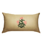 Cushion Cover 100% Linen Silk Green - 12" X 22"